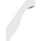 Ekena Millwork 5-in. W x 10-in. D x 14-in. H Baker Architectural Grade PVC Knee Brace BRCP05X10X14BKR - alternate 3